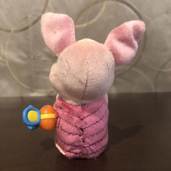 Winnie The Pooh Piglet Tigger 4” Wind Plush Toys Fisher Price Disney Not Working - Picture 9 of 16